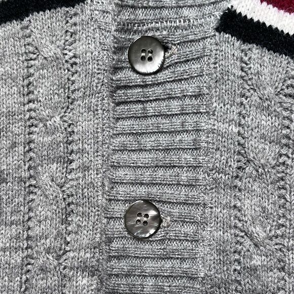 Vintage Jantzen Mens Large Knit Fair Isle Cardigan Sweater Christmas Nordic Ski - Picture 5 of 8